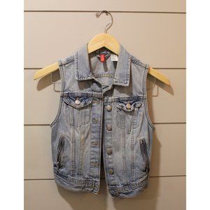 Sleeveless Denim Jean Jacket